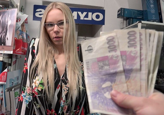 Sexy Czech Shop Girl Fucks Customer For Cash In Backroom