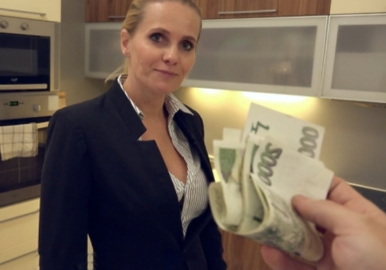 Mature Czech MILF Takes Cash For Sex And Gets A Massive Facial!