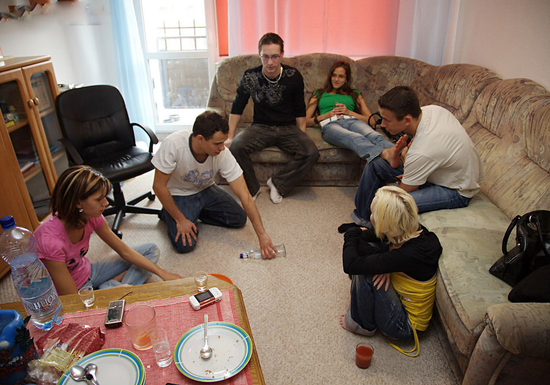 Spin The Bottle With Hot Russian Girls Turns Into A Wild Orgy!