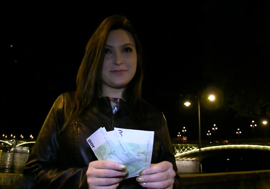 Young Street Hooker Agreed To Fuck For Cash Right On The Street!