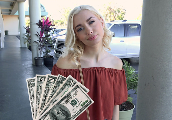 Guy Paid A Hot Blonde For A Hard Fuck!