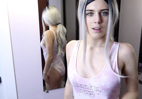 Delivered Pizza To A Horny Girl & She Paid With Her Tight Wet Pussy!