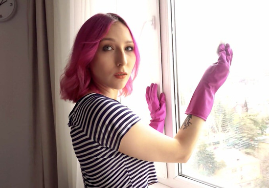 Pulled My Friend Away From Cleaning Windows To Suck My Dick!