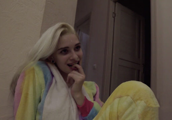Drunk Russian Girl Invited A Stranger Home For Hard Anal Sex!