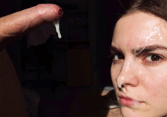 Feisty Petite Girl Loves Sucking Cock And Getting Cum On Her Face!
