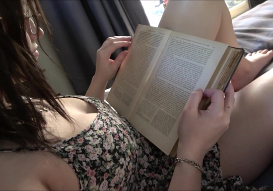 She Just Wanted To Read A Book... But Seduced Him Into Wild Sex!