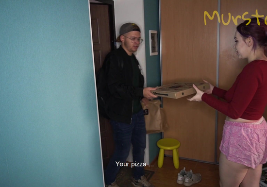 Fought With Boyfriend, Ordered Pizza... Then Fucked The Delivery Guy!