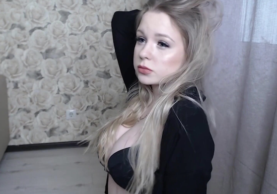 Hot Russian Babe Strips And Teases Guys On Camera!