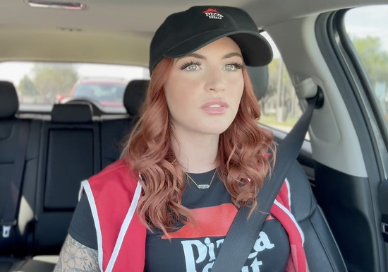 Female Delivery Girl's First Stop Ended In Wild Sex!