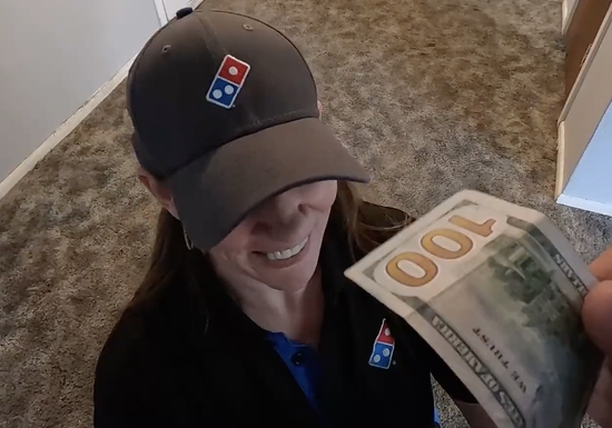 I Let The Sexy Delivery Girl Suck My Hard Cock Dry!