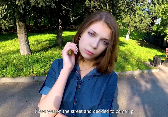 Russian Cutie Does Her First Porn Casting For Cash!