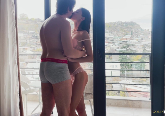 I Fucked My Skinny Girlfriend Hard With Beautiful City View!