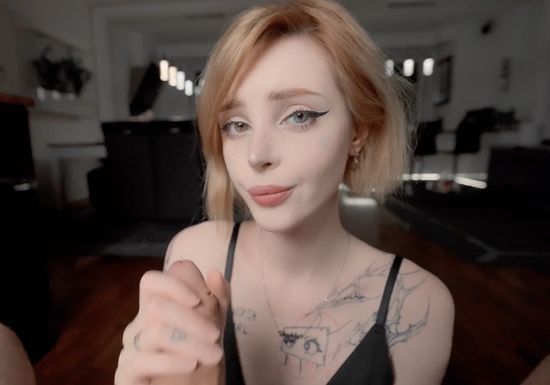 Cute Girl Stroked My Cock Until I Exploded!