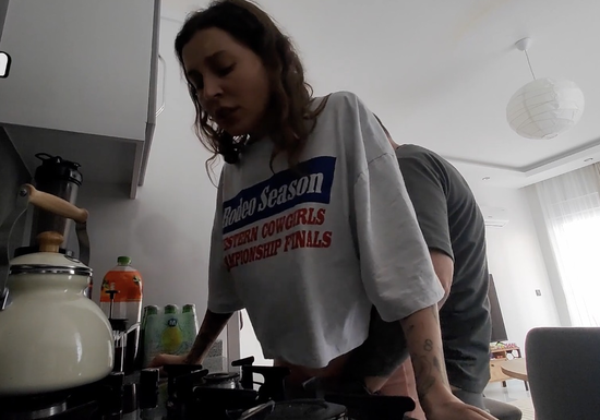 Kitchen Anal With My Beautiful Hot Wife!