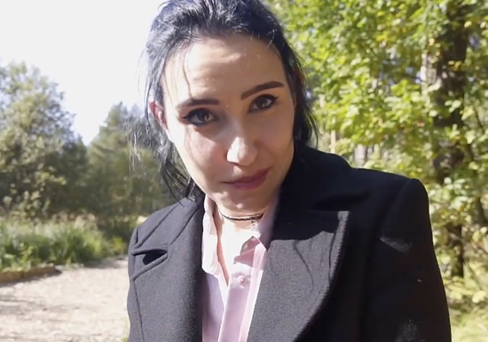 Fucked A Russian Girl In The Park And Gave Her A Creampie!