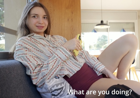 "What Are You Doing?!" Turned Into Rough Hardcore Sex!