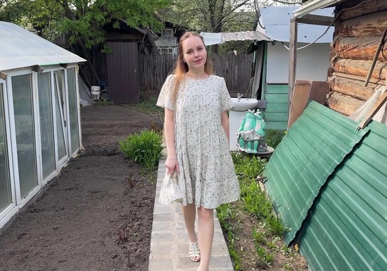 Hot Russian Babe Gets Fucked Rough In The Village!